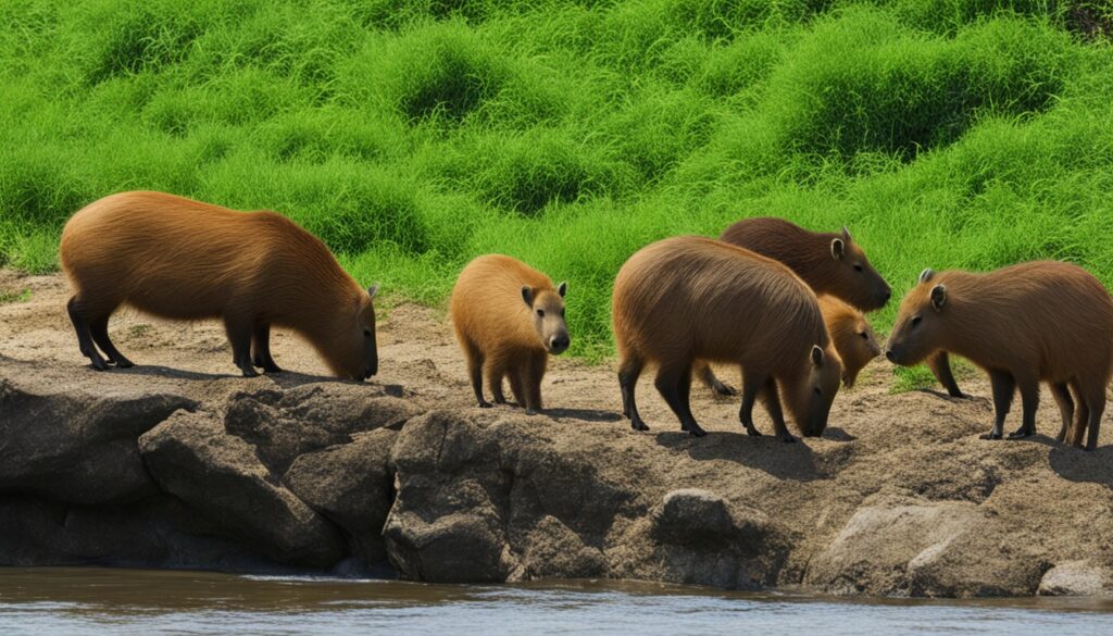 Capivaras: os maiores roedores herbívoros do mundo