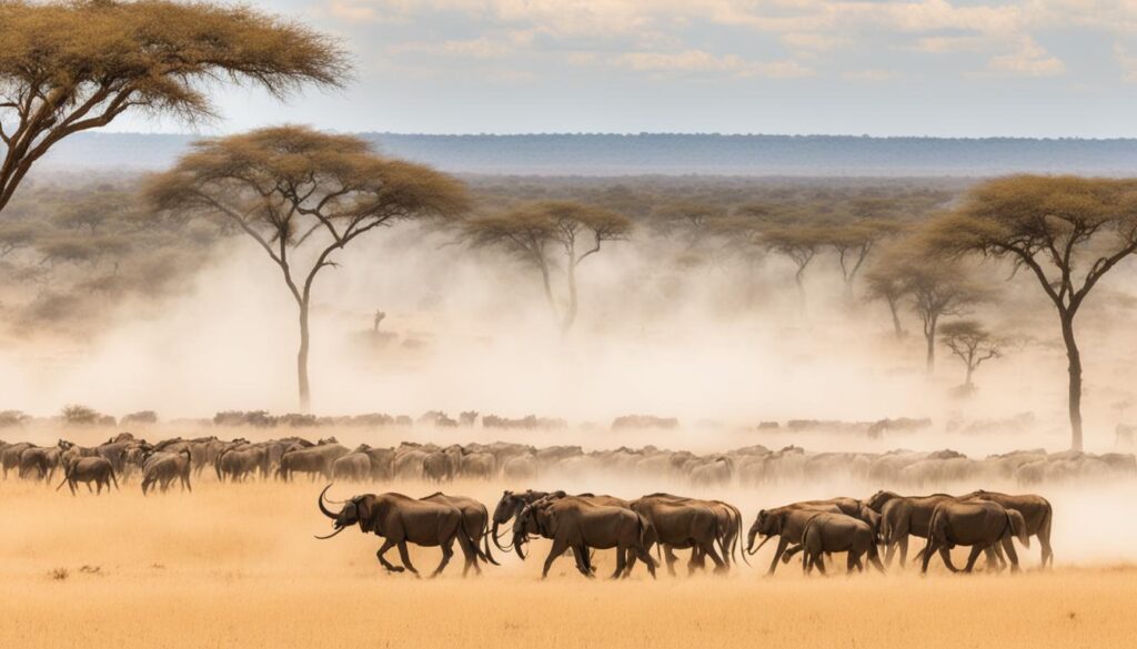 A Magia das Migrações: Êxodo dos Animais Africanos